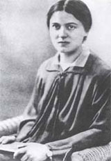 Portrait von Edith Stein, Freiburg 1920